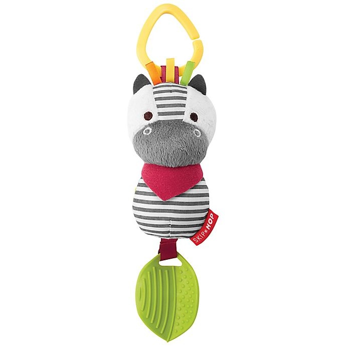 slide 1 of 7, Skip Hop SKIP*HOP Zebra Bandana Buddies Chime & Teether Toy, 1 ct