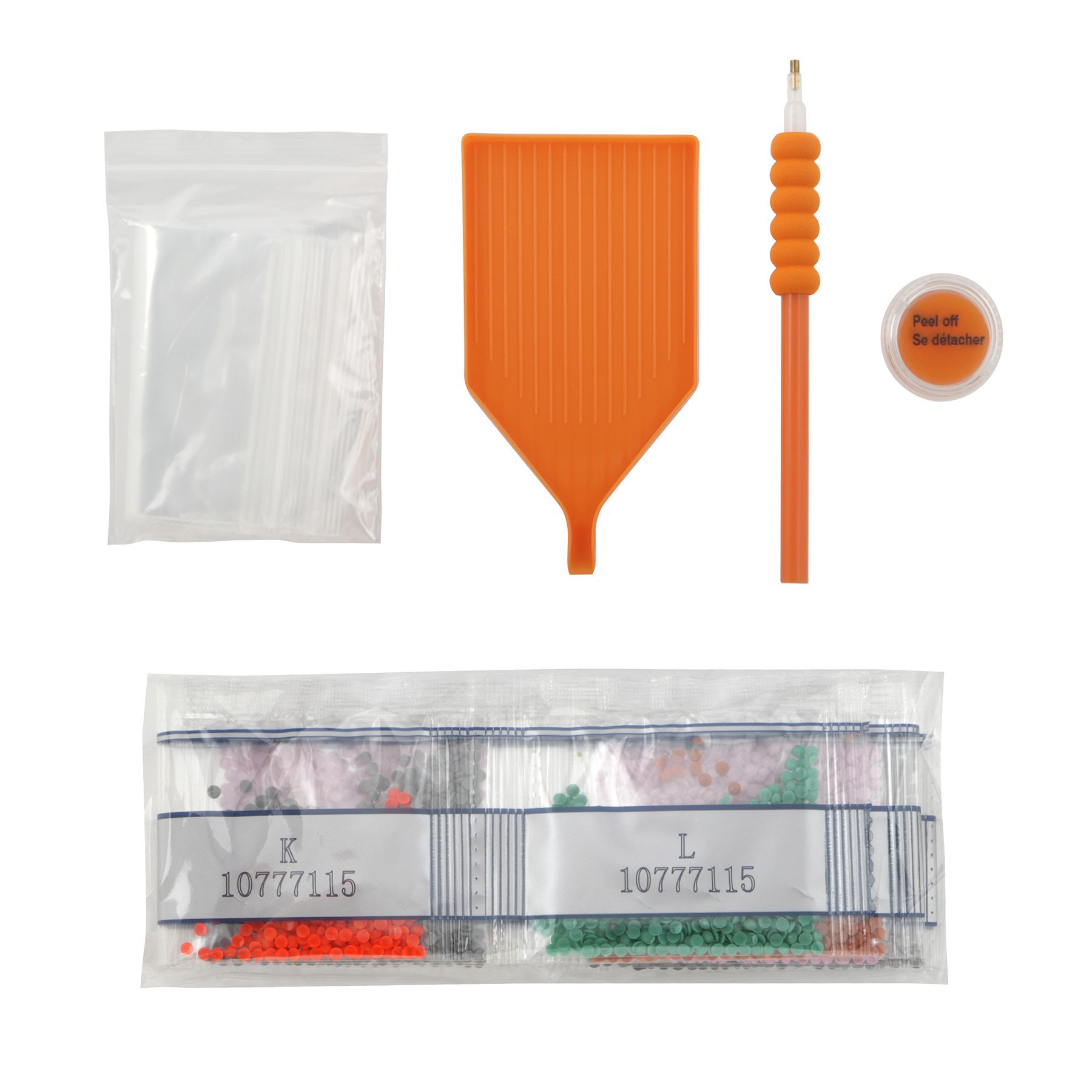 slide 2 of 4, 8" Boo Cat Round Wood Plaque Diamond Art Kit By Make Market, 8 in