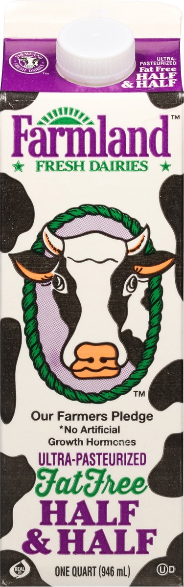 slide 3 of 14, Farmland Fat Free Half & Half 1 qt, 1 qt