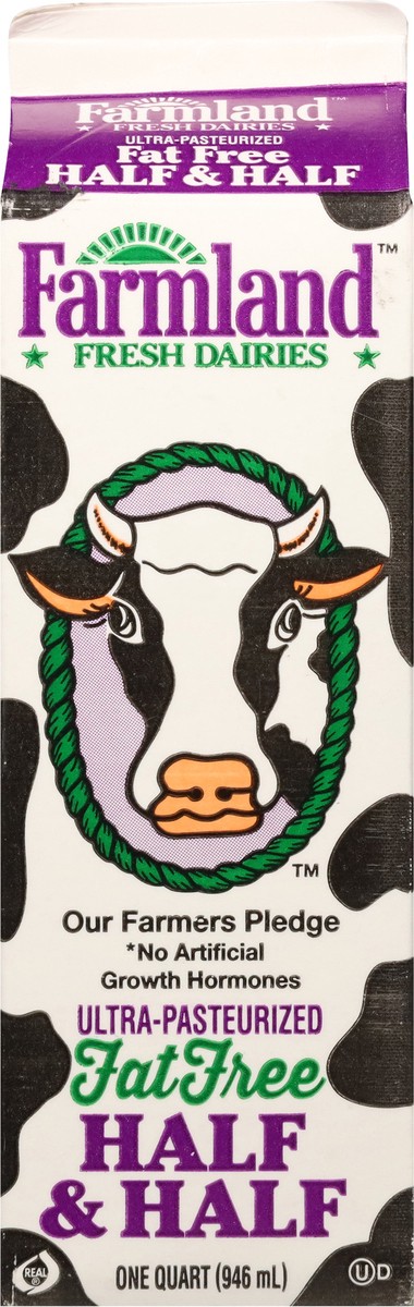 slide 5 of 14, Farmland Fat Free Half & Half 1 qt, 1 qt