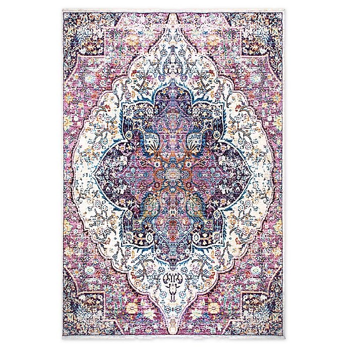 slide 1 of 6, Artisan by Nicole Miller Bohemian 5'3 x 7'9'' Area Rug - Pink/Ivory'', 1 ct