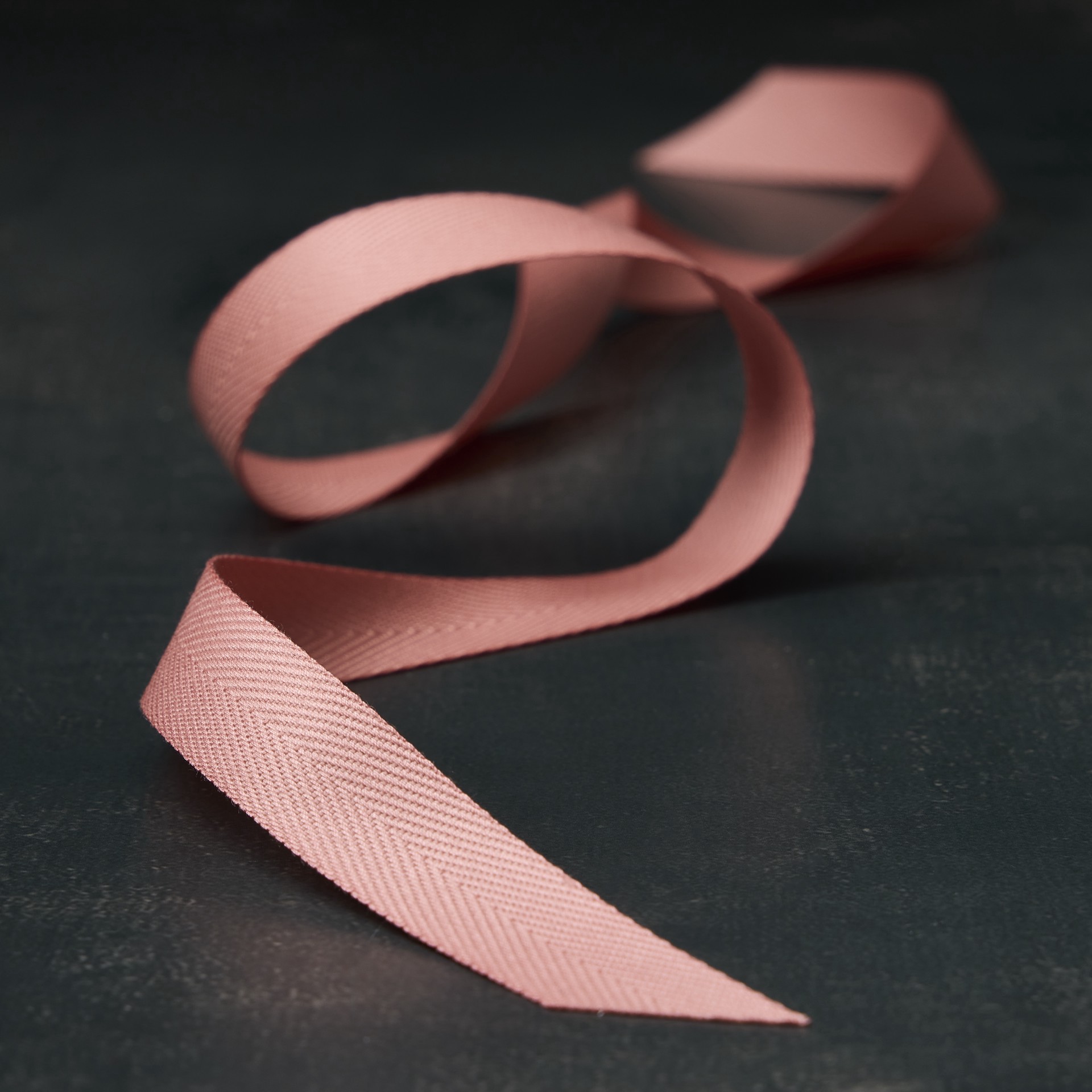 slide 2 of 2, 5/8" X7yd. Peach Twill Ribbon By Celebrate It Classic, 5/8 in x 7 yd