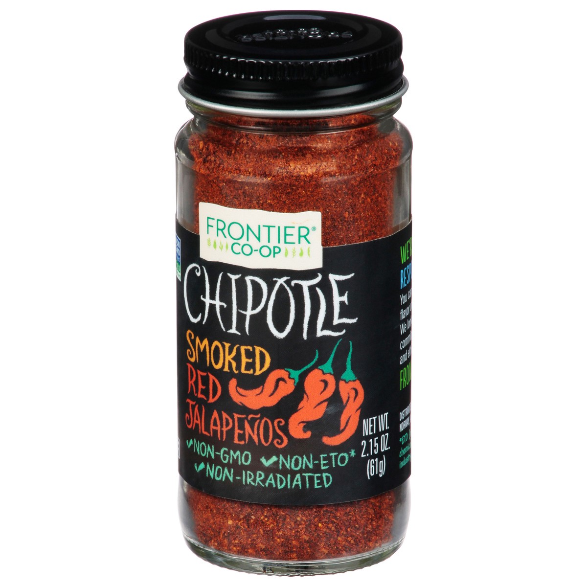 slide 3 of 12, Frontier Co-Op Smoked Red Jalapenos Chipotle 2.15 oz, 2.15 oz