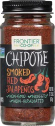 Frontier Co-Op Smoked Red Jalapenos Chipotle 2.15 oz