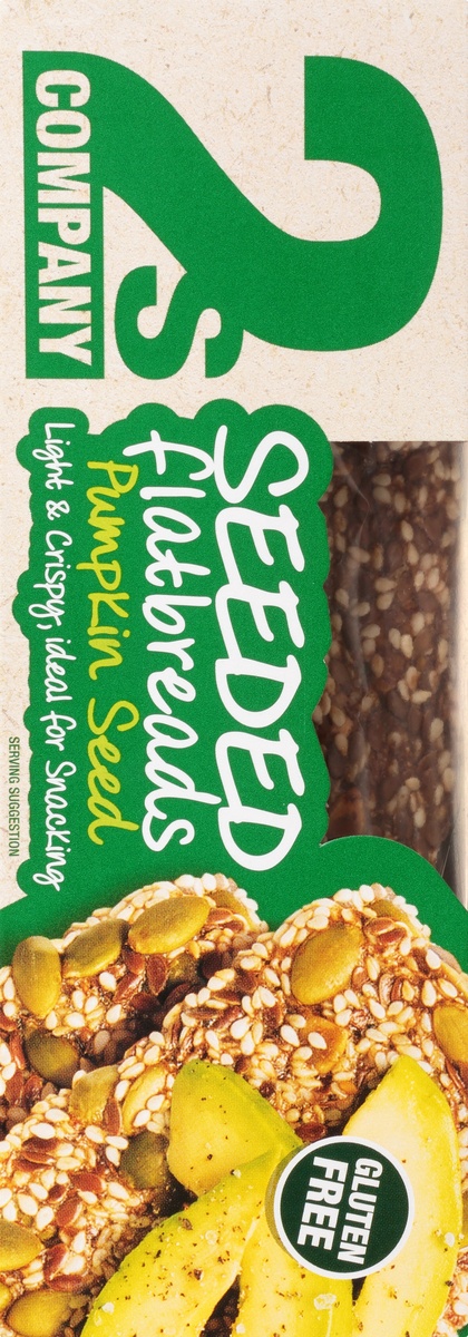 slide 7 of 10, 2s Company Seeded Flatbreads Pumpkin Seed, 3.5 oz