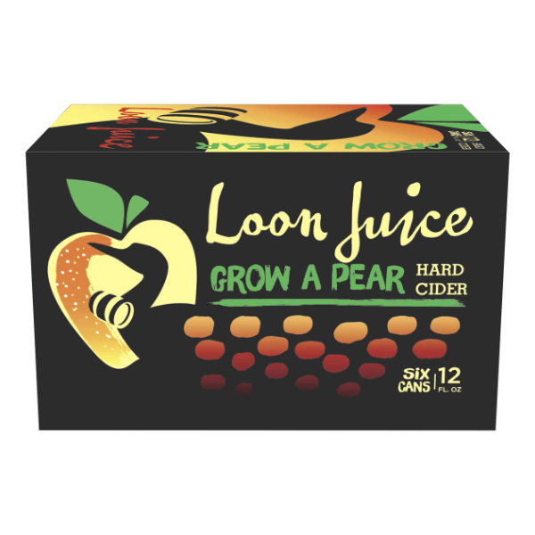 slide 1 of 1, Loon Juice Cider Pear - 6 ct; 12 oz, 6 ct; 12 oz