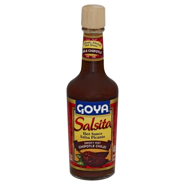 slide 1 of 1, Goya Salsita - Smoky Hot Chipotle Chiles, 8 oz