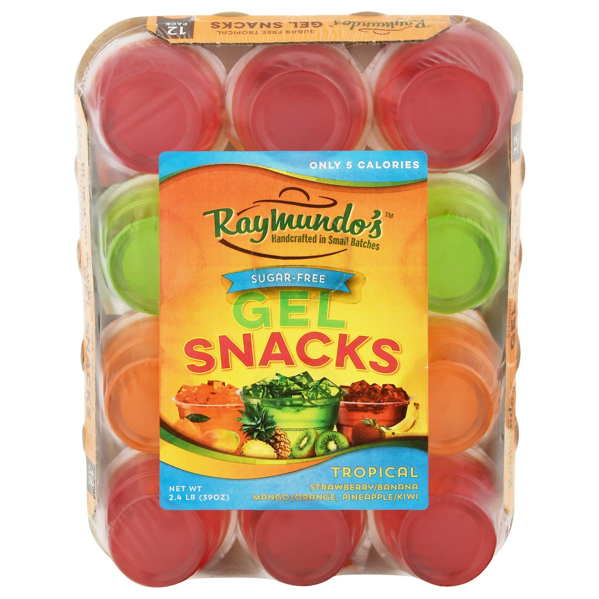slide 4 of 13, Raymundo's Sugar-Free Tropical Gel Snacks 2.4 lb Pack, 2.40 lb