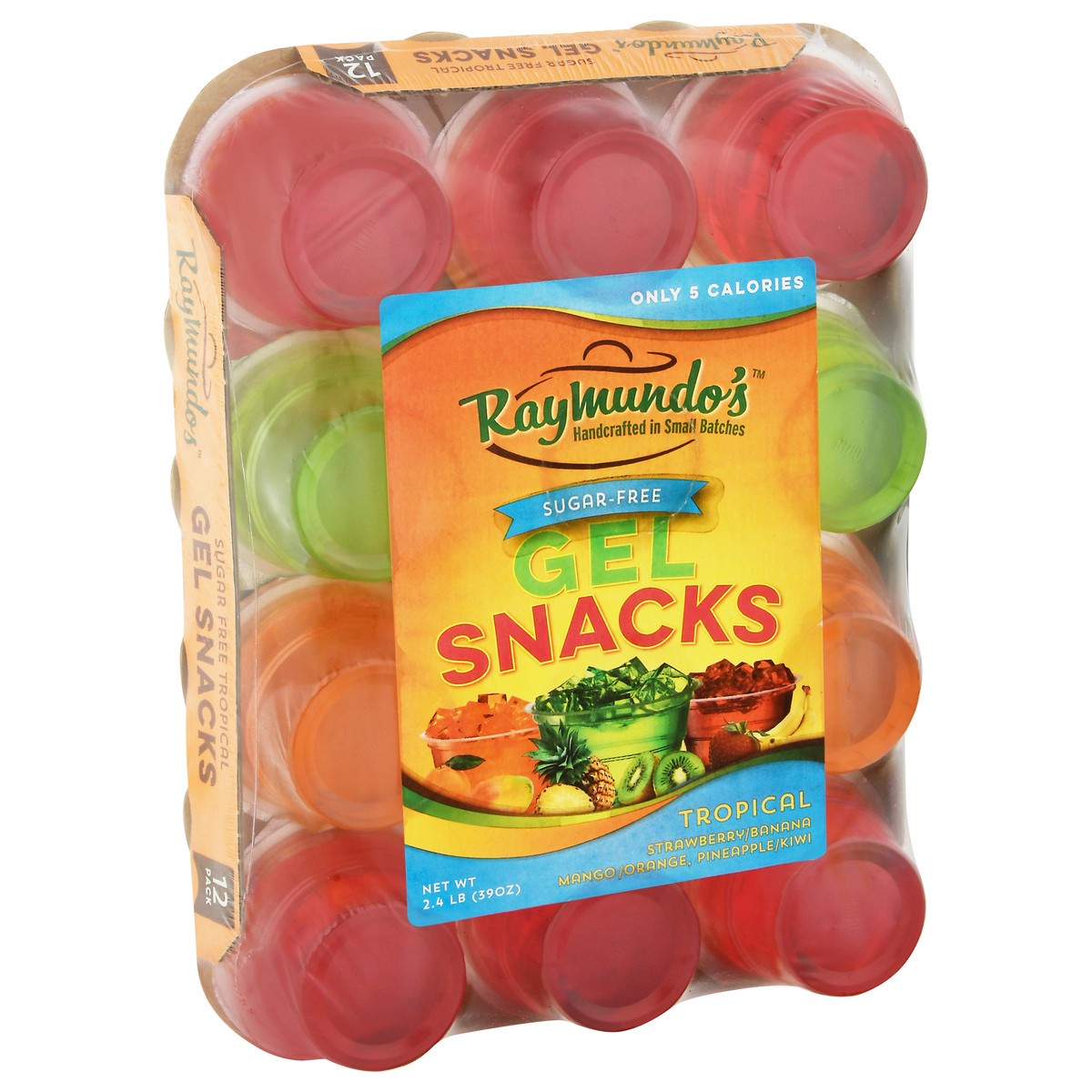 slide 2 of 13, Raymundo's Sugar-Free Tropical Gel Snacks 2.4 lb Pack, 2.40 lb