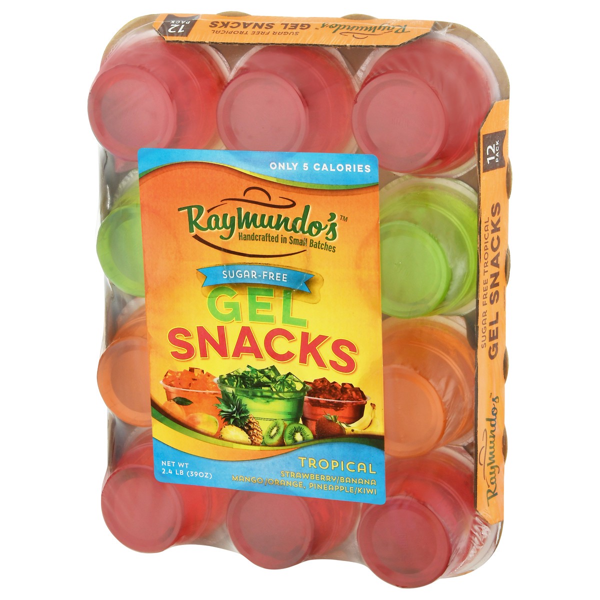 slide 12 of 13, Raymundo's Sugar-Free Tropical Gel Snacks 2.4 lb Pack, 2.40 lb