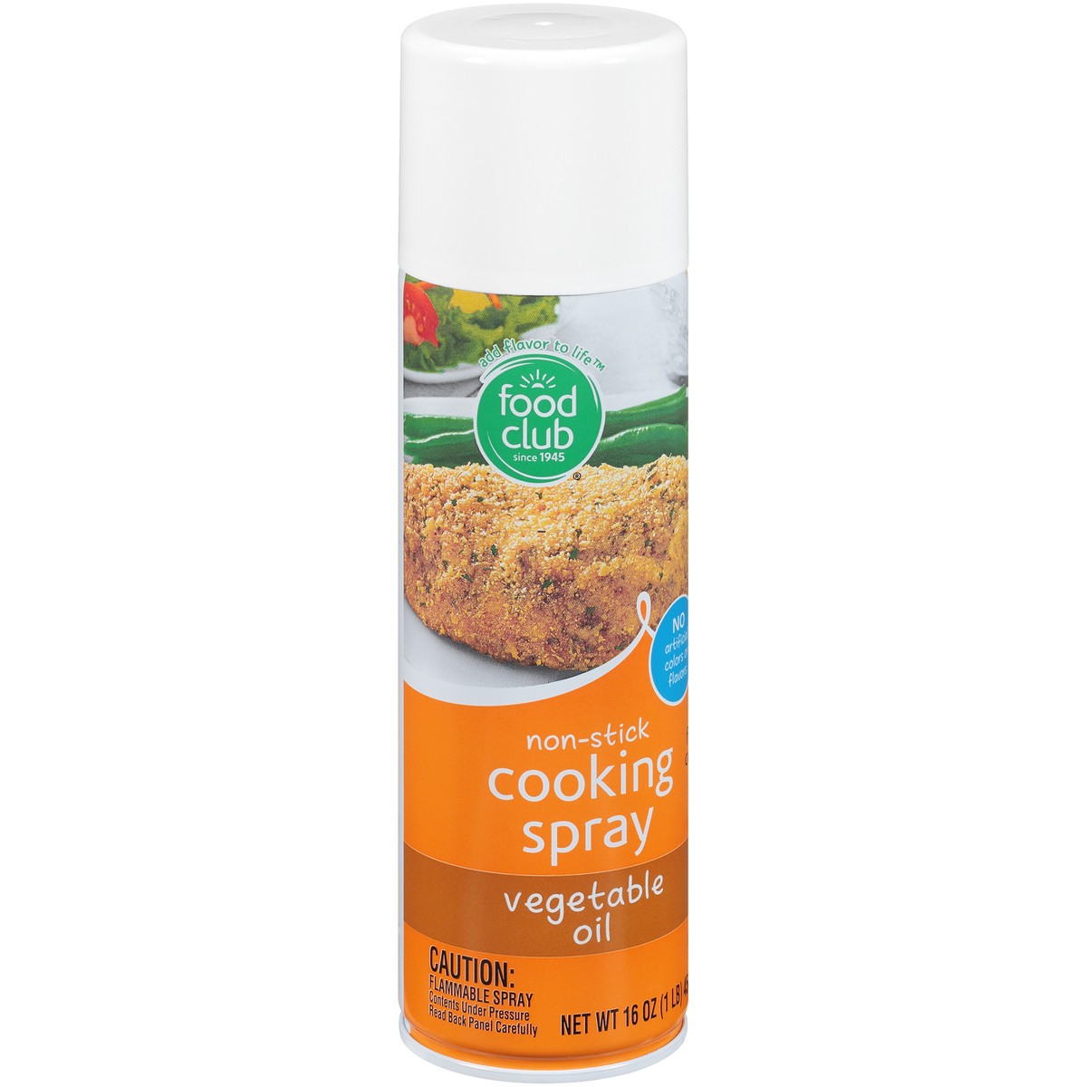 slide 2 of 10, Food Club Vegetable Oil Non-stick Cooking Spray, 16 oz