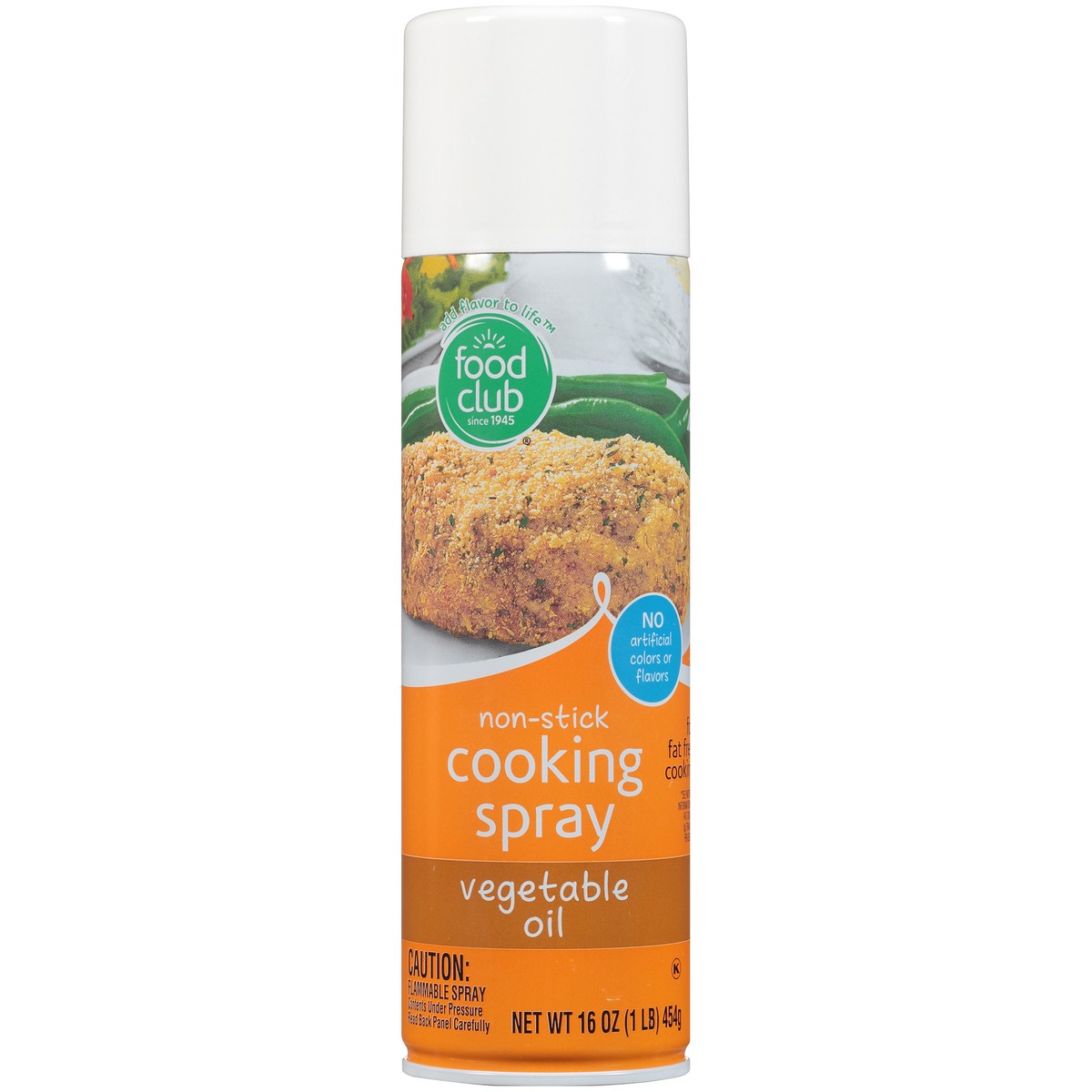 slide 9 of 10, Food Club Vegetable Oil Non-stick Cooking Spray, 16 oz