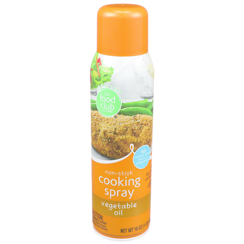 slide 1 of 1, Food Club Vegetable Oil Non-stick Cooking Spray, 16 oz