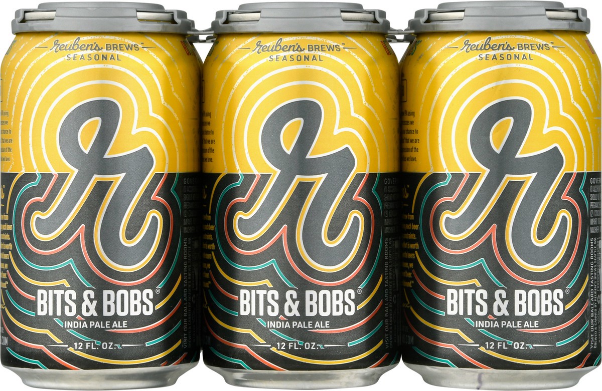 slide 6 of 11, Reuben's Brews India Pale Ale Bits & Bobs Beer 6 ea, 6 ct; 12 fl oz