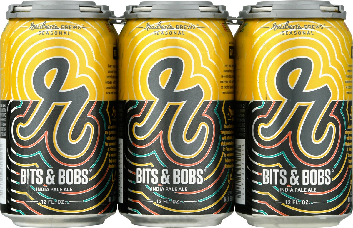 slide 5 of 11, Reuben's Brews India Pale Ale Bits & Bobs Beer 6 ea, 6 ct; 12 fl oz