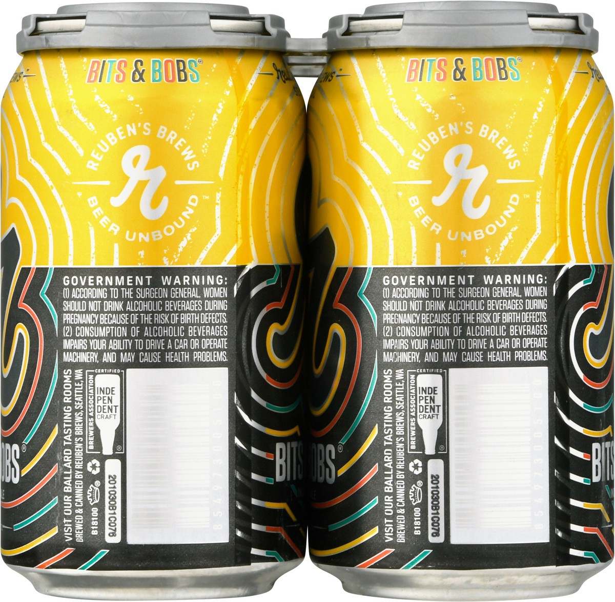 slide 10 of 11, Reuben's Brews India Pale Ale Bits & Bobs Beer 6 ea, 6 ct; 12 fl oz