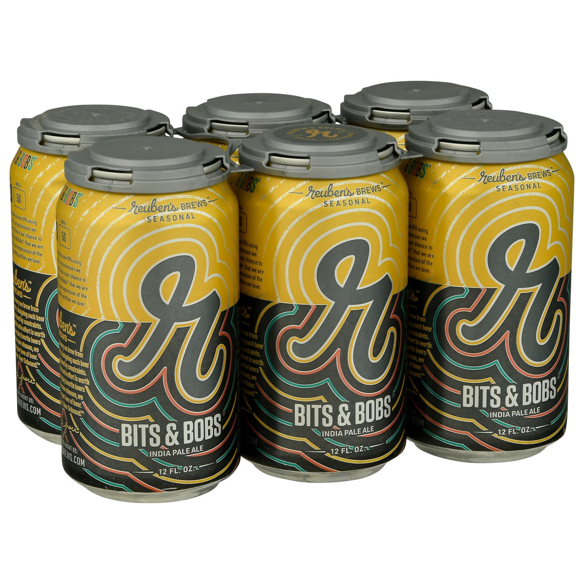 slide 4 of 11, Reuben's Brews India Pale Ale Bits & Bobs Beer 6 ea, 6 ct; 12 fl oz