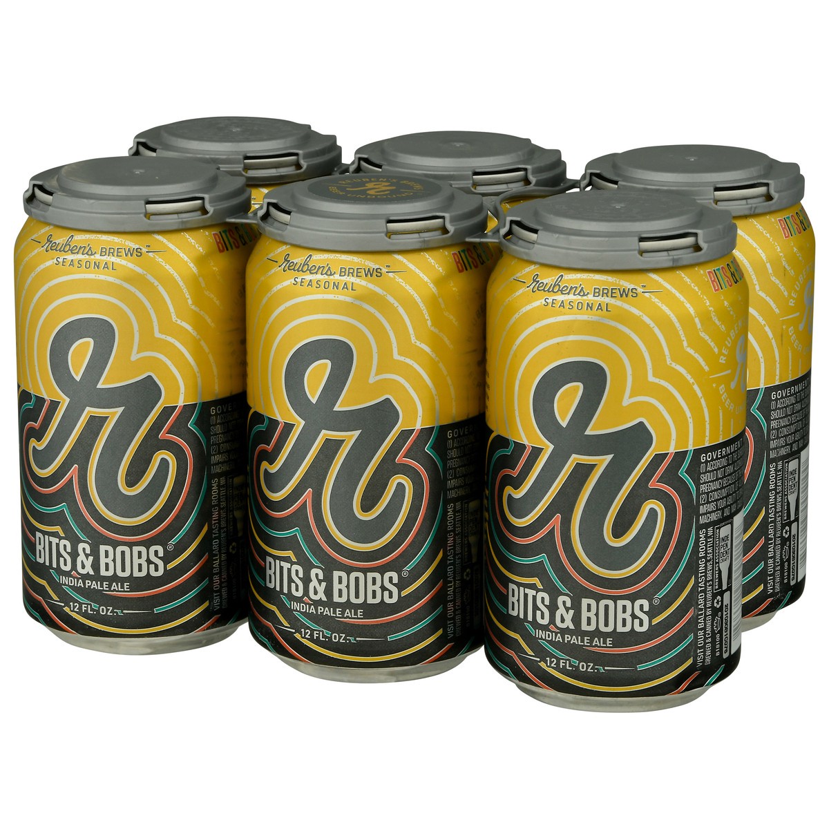 slide 8 of 11, Reuben's Brews India Pale Ale Bits & Bobs Beer 6 ea, 6 ct; 12 fl oz