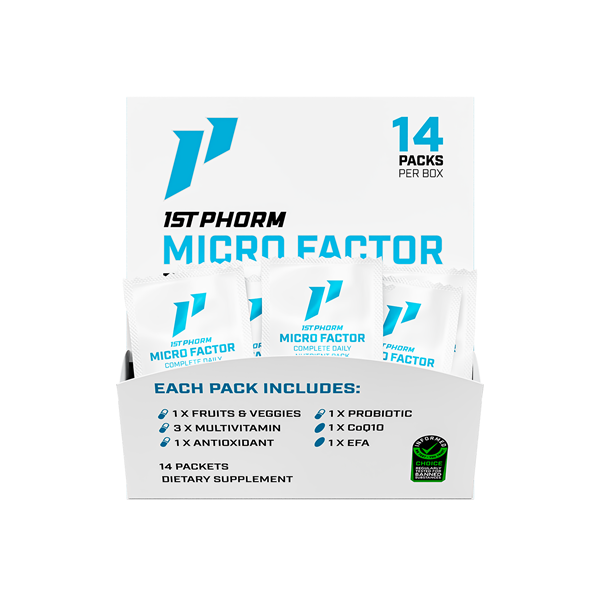 slide 1 of 1, 1st Phorm Micro-Factor Packs Complete Daily Nutrient Packs, 14 ct