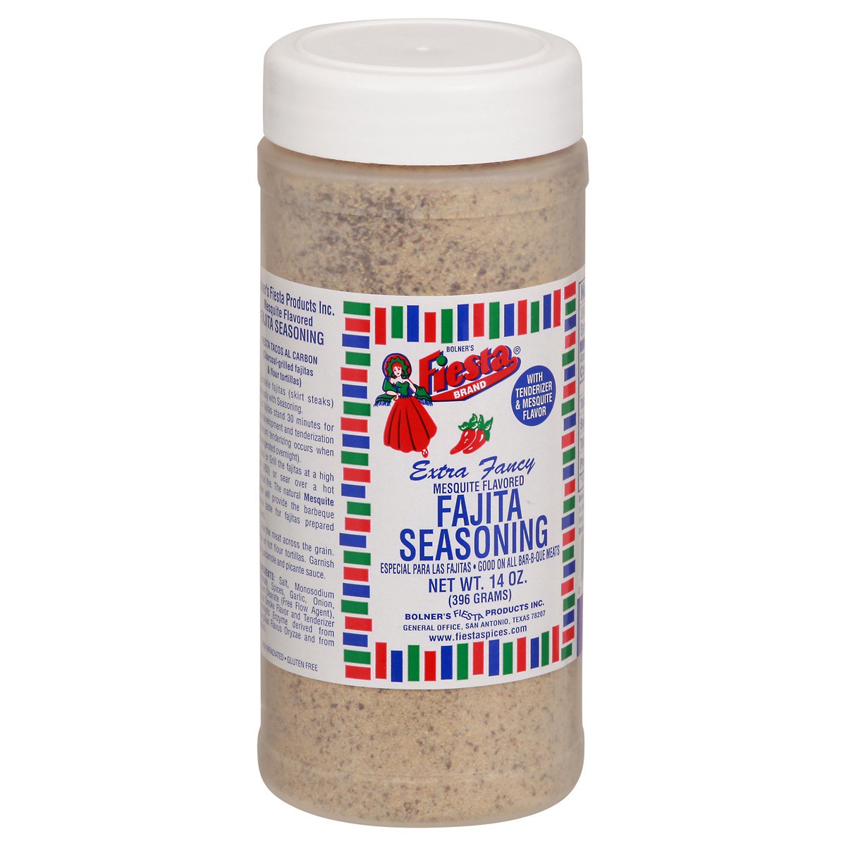 slide 2 of 9, Fiesta Extra Fancy Mesquite Flavored Fajita Seasoning 14 oz, 14 oz