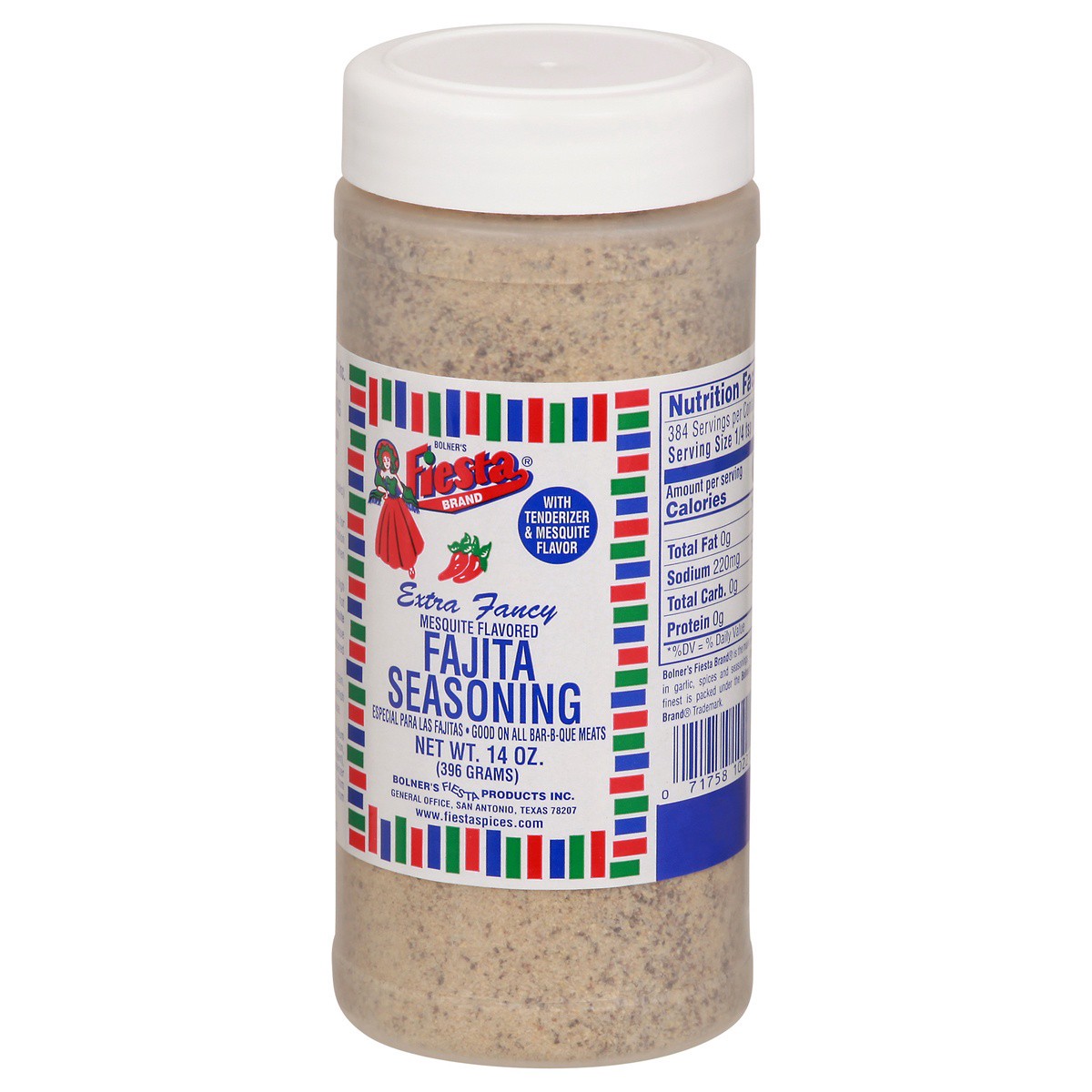 slide 3 of 9, Fiesta Extra Fancy Mesquite Flavored Fajita Seasoning 14 oz, 14 oz