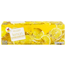 Giant Lemon Seltzer Water - 12 pk