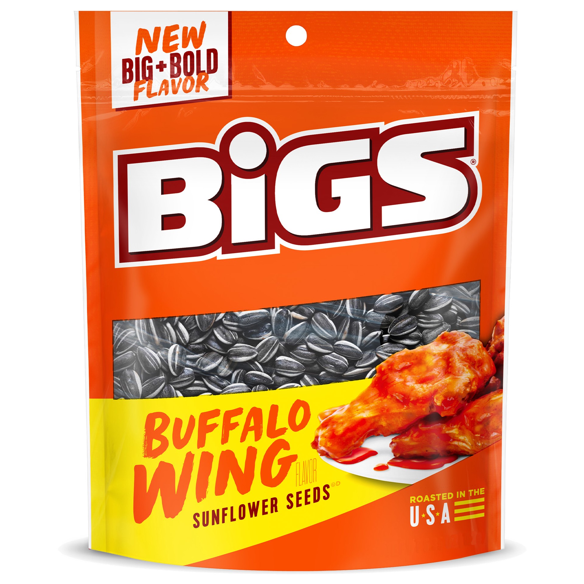 slide 1 of 5, BIGS Buffalo Wing Flavor Sunflower Seeds 5.35 oz, 5.35 oz