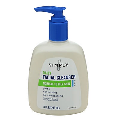 slide 1 of 1, Simply U Daily Facial Cleanser Normal To Oily Skin, 8 oz