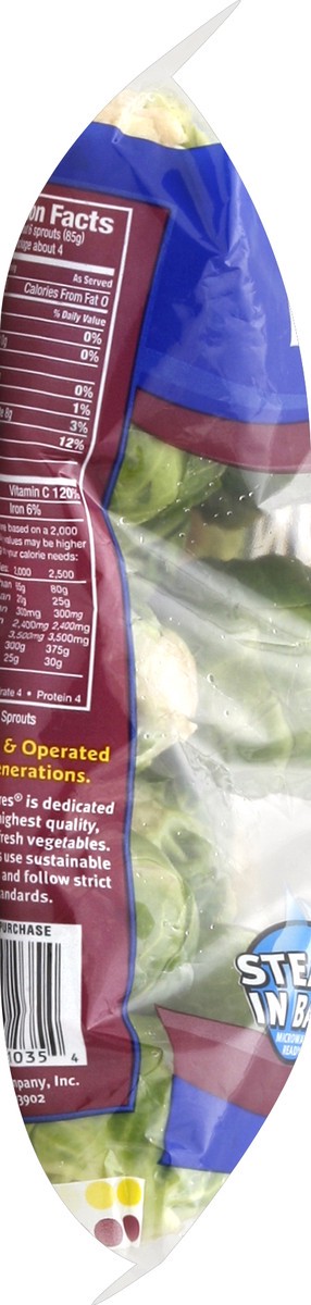 slide 2 of 5, Mann's Brussels Sprouts, 12 oz