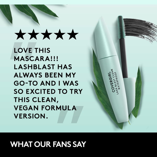 slide 22 of 25, Covergirl&Reg; Lash Blash Clean Waterproof Mascara In Very Black, 1 ct