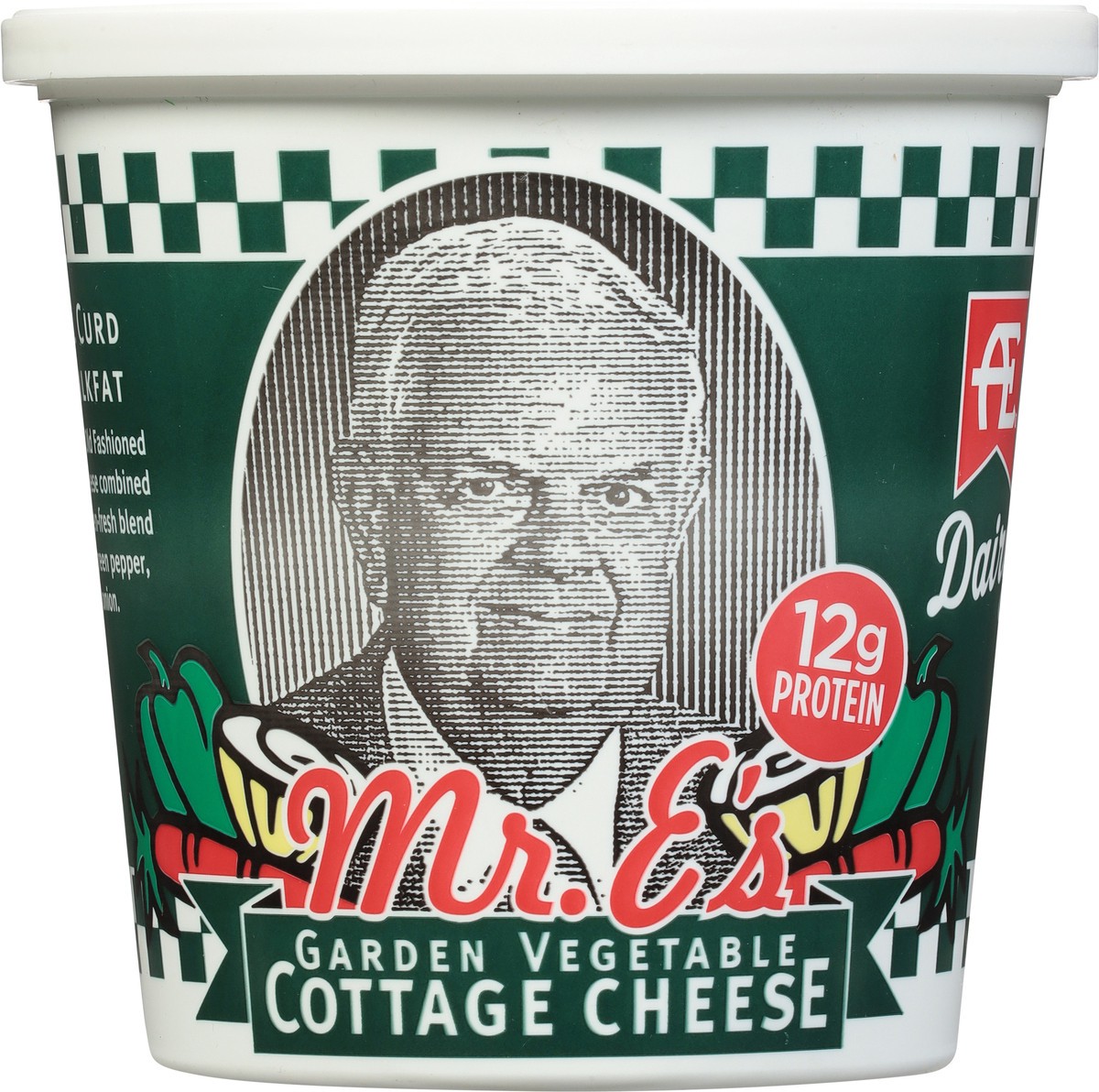slide 9 of 9, AE Dairy 4% Milkfat Small Curd Garden Vegetable Cottage Cheese - 24 oz, 24 oz