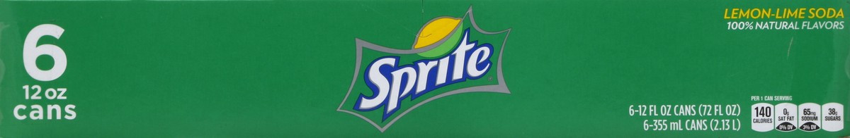 slide 4 of 6, Sprite Soda - 6 ct, 6 ct