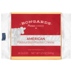Bongards American Cheese Slices 16 Each