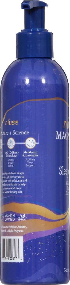 slide 2 of 14, Nfuse Magnesium Melatonin/Lavender Essential Oils Sleep Lotion 8 oz, 8 oz