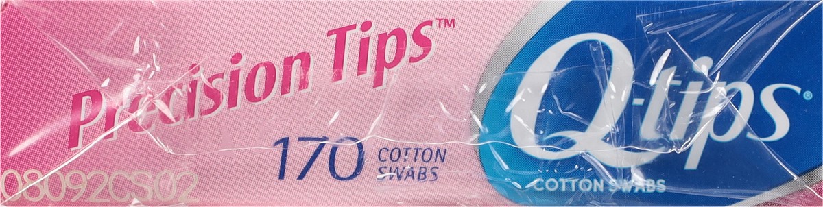 slide 5 of 12, Q-Tips Cotton Swabs, Precision Tips, For Beauty and Home, 100% Cotton, 170 Count, 170 ct