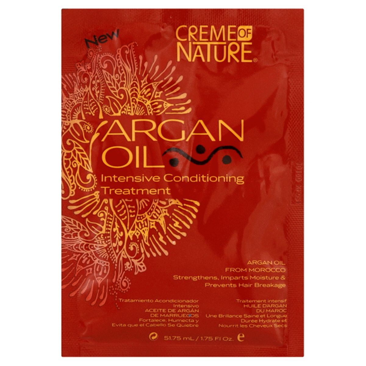 slide 1 of 1, Creme of Nature Intense Conditioning Treatment with Argan Oil From Morocco, 1.75 oz