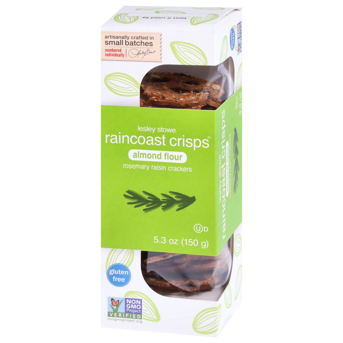 slide 3 of 9, Raincoast Crisps Almond Flour Rosemary Raisin Crackers 5.3 oz, 5.3 oz