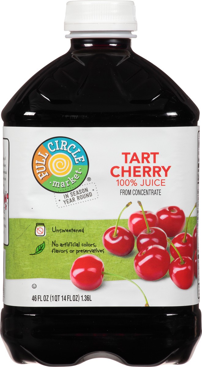 slide 3 of 16, Full Circle Market Tart Cherry 100% Juice - 46 fl oz, 46 fl oz