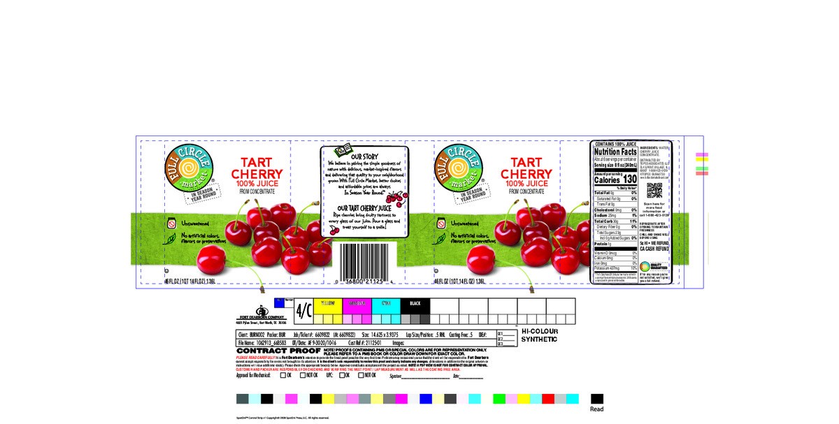 slide 15 of 16, Full Circle Market Tart Cherry 100% Juice - 46 fl oz, 46 fl oz