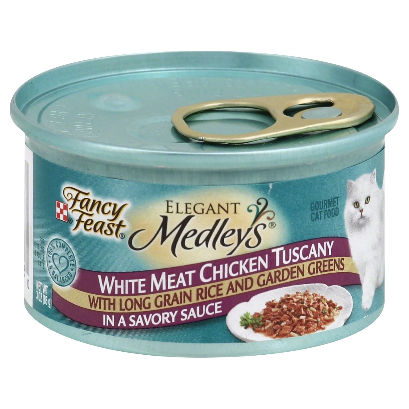 Fancy Feast Elegant Medleys Cat Food, White Meat Chicken Tuscany Shipt