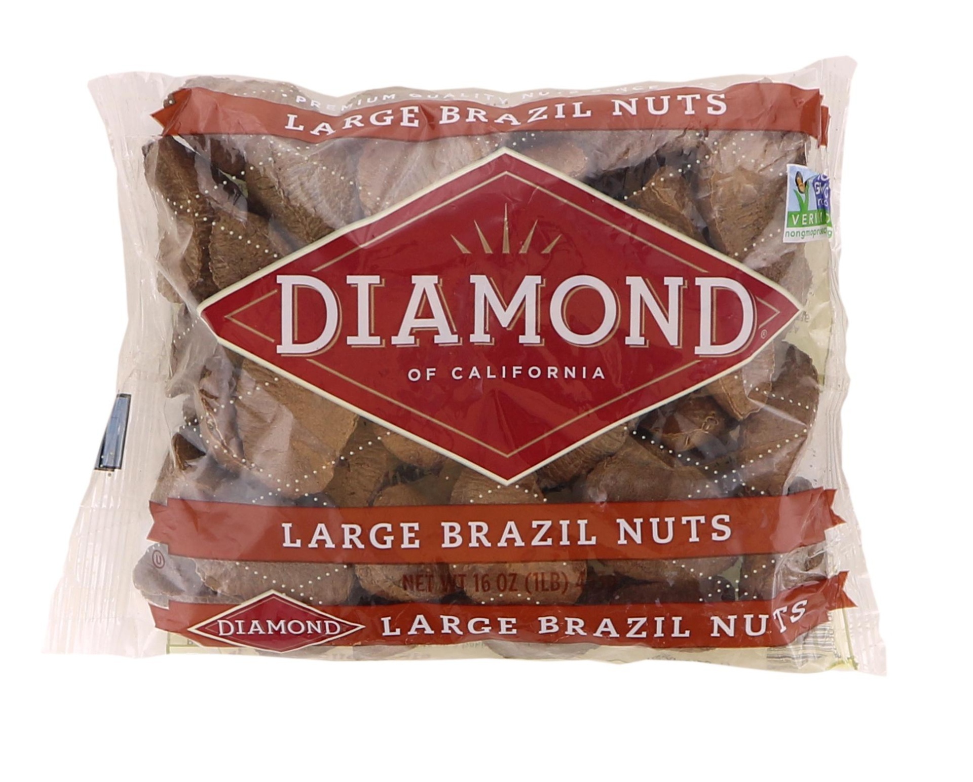 slide 1 of 1, Diamond Nuts Large Brazil Nuts, 16 oz