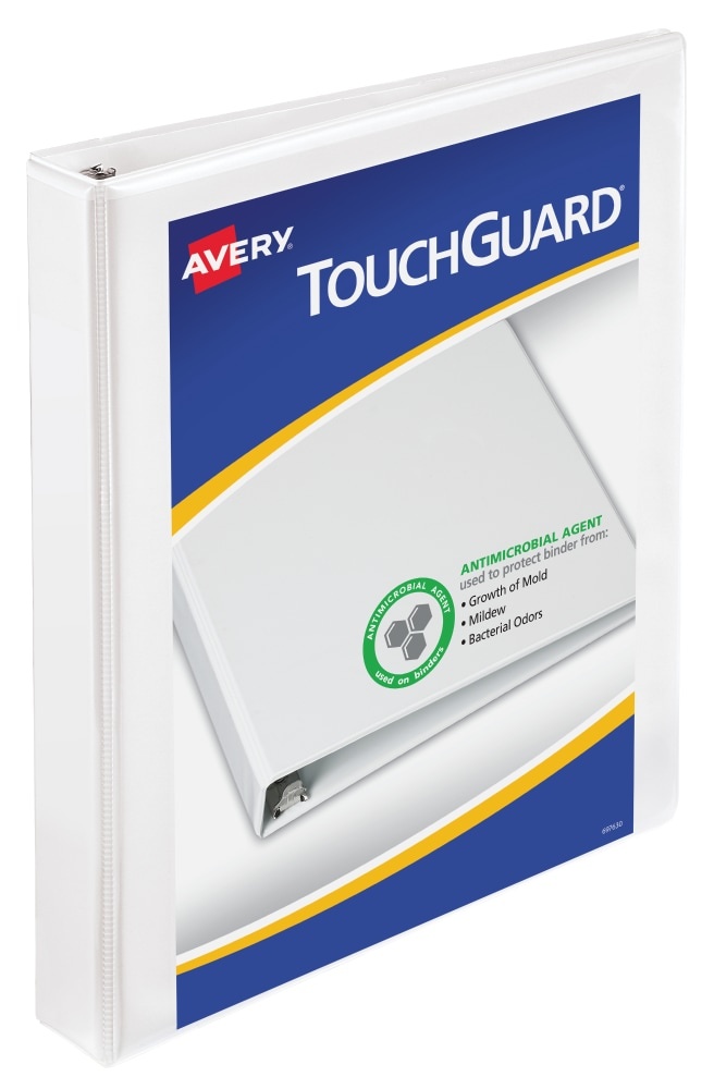 slide 1 of 1, Avery Touchguard 3 Ring Binder, 1 ct