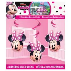 Minnie 3 Hanging Swirl Decorations