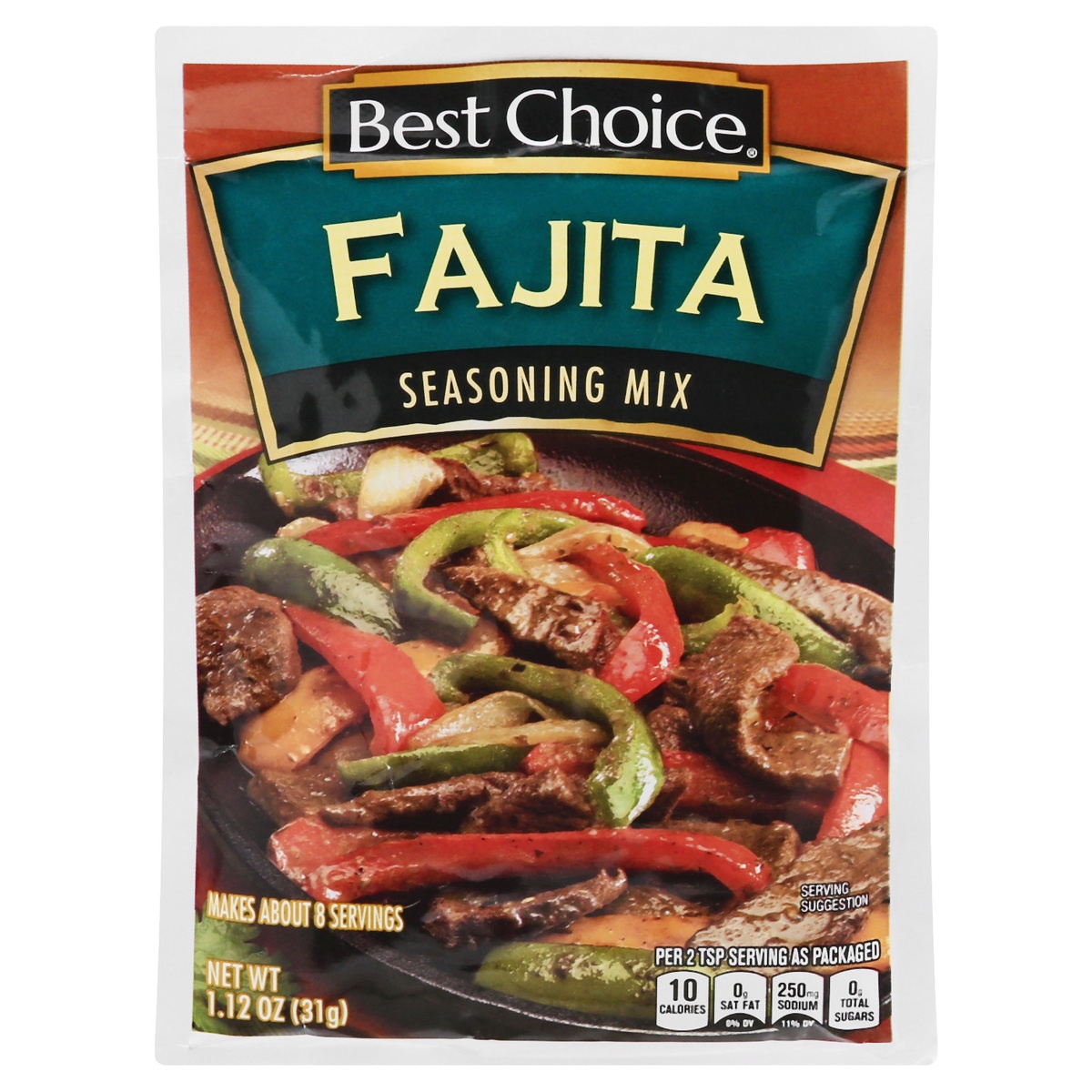 slide 1 of 1, Best Choice Fajita Seasoning Mix, 1.31 oz