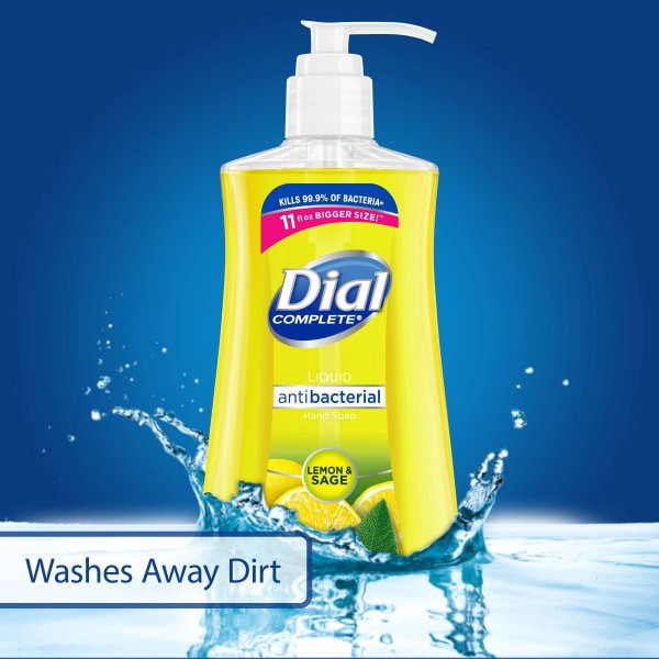 slide 4 of 29, Dial For the Kitchen Lemon & Sage Antibacterial Hand Soap, 11 oz