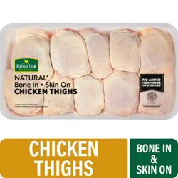 Heritage Farm Bone-In Skin-On Chicken Thighs