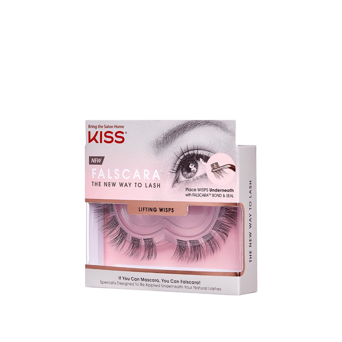 slide 1 of 4, KISS Falscara Lashes, False Eyelashes - Lifting Wisps, 1 ct