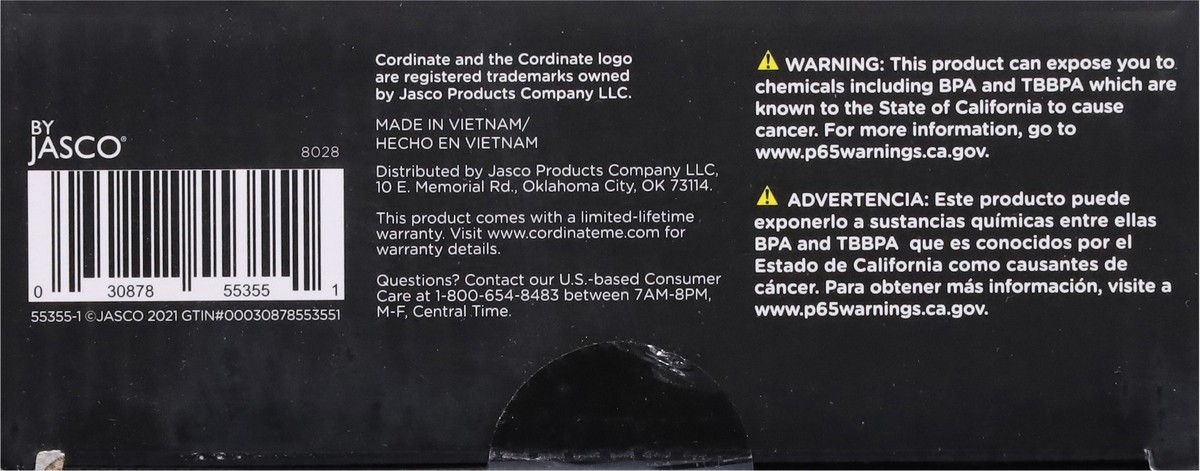 slide 6 of 10, Cordinate Usb Extension Cord Cube, 5', White, 1 ct