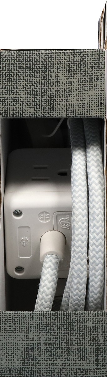 slide 8 of 10, Cordinate Usb Extension Cord Cube, 5', White, 1 ct