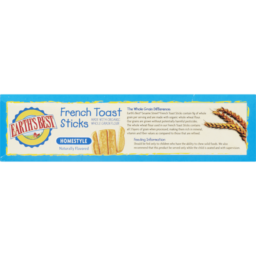 slide 13 of 16, Earth's Best All Natural French Toast Sticks, 32 ct